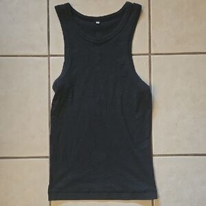 Womens Lulu Lemon Black Sleeveless Tank Top
